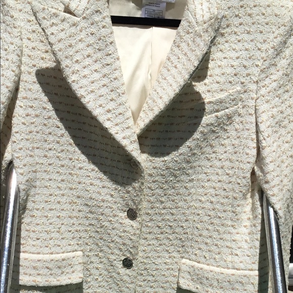 CHANEL Boutique Tweed Blazer/CHANEL Jacket 98P. - Picture 7 of 8